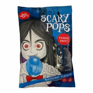 Lutscher Painting Lollipops blau 10g 20 Stück Zungenfärber mit Blaubeergeschmack