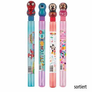 John Seifenblasenstab Disney / Marvel mit 3 D Figur 120ml 4fach sortiert