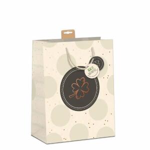 Geschenktasche Kleeblatt 33x45x12cm