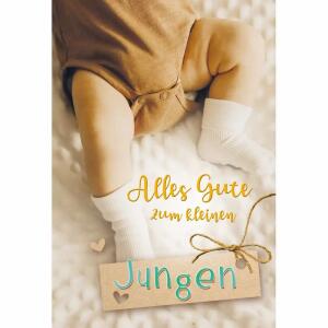Kurt Eulzer Glückwunschkarte Alles Gute zum kleinen Jungen