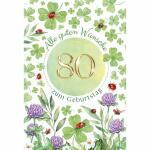 Kurt Eulzer Glückwunschkarte Geburtstag 80...