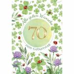 Kurt Eulzer Glückwunschkarte Geburtstag 70...