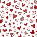 HOME FASHION Servietten Hearts allover 25x25cm 20 Stk...