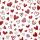 HOME FASHION Servietten Hearts allover 25x25cm 20 Stk 3-lagig