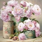 ti-flair Servietten Romantic Peony Cans 33x33cm 20...