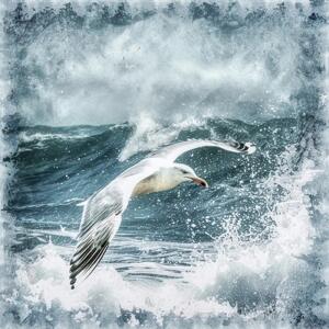ti-flair Servietten Seagulls in Stormy Sea 33x33cm 20 Stück
