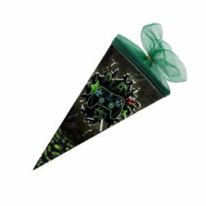 Nestler Schultüte Play & Win rund mit Tüllverschluss 22cm