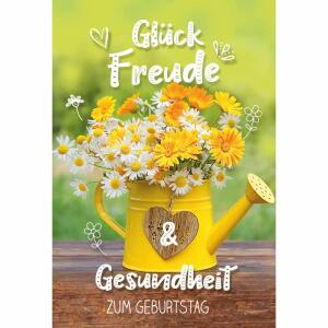 Kurt Eulzer Geburtstagskarte Glück Freude & Gesundheit
