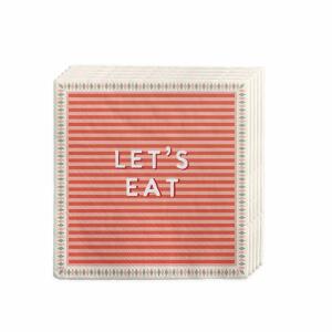 RÖSSLER Servietten Joy Stripes 33x33cm 20 Stück