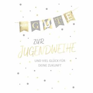 Kurt Eulzer Glückwunschkarte Alles Gute zur Jugendweihe und viel Glück für Deine Zukunft