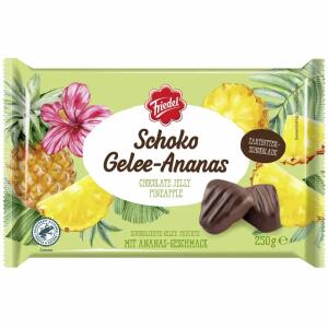 Friedel Schoko Gelee-Ananas Zartbitter 250g