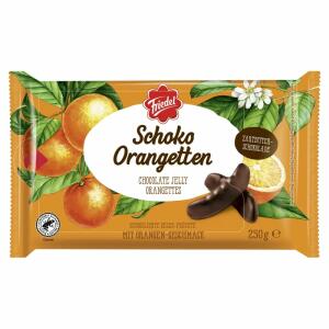 Friedel Schoko Orangetten Zartbitter 250g