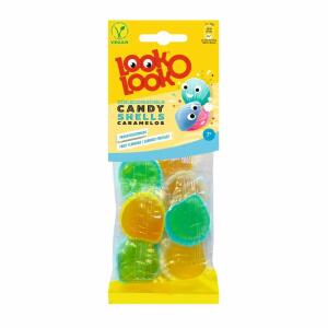 Look-o-Look Lutscher Schleckmuscheln 60g 7 Stück Fruchtgeschmack Beutel