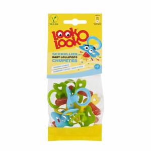 Look-o-Look Lutscher Schnullies 30g 7 Stück Erdbeergeschmack Beutel