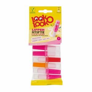 Look-o-Look Süßwaren Lippenstifte 30g 7 Stück Erdbeergeschmack Beutel