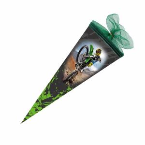 Nestler Schultüte Wheelie rund mit Tüllverschluss 35cm