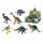 Spielfigur Dinosaurier mehrfarbig 14-16cm 6fach sortiert