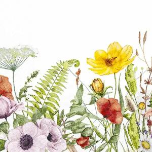 Home Fashion Servietten Field of Flowers 33x33cm 20 Stück 3lagig