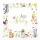 Home Fashion Servietten Hello Baby 33x33cm 20 Stück 3lagig