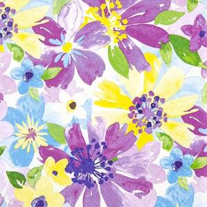 Home Fashion Servietten Vibrant Blossoms 33x33cm 20 Stück 3lagig