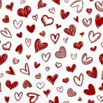 Home Fashion Servietten Hearts allover 33x33cm 20...