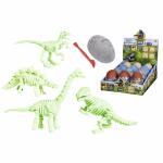 Ausgrabungsset Dinoskelett im Ei natur/rot/blau/grün...