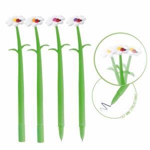 Gelstift Good Feelings Happy Flowers Wackelblume Strichstärke 0,7mm  4fach sortiert