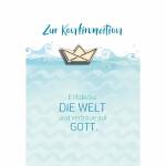 Kurt Eulzer Glückwunschkarte zur Konfirmation...