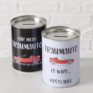 BOLTZE Spardose Traumauto 2fach sortiert