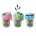 Stinky-Rubbish-Slime Prank Box 40g blau pink grün 3fach sortiert Mini-Mülltonne