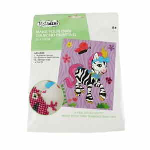 Diamond Painting Zebra 20x16cm
