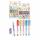 Gelstifte Good Feelings Happy Flowers Mini 8,6xØ0,9cm 6 Stück 2fach sortiert Etui