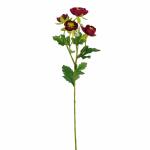 Kunstblume Ranunculus bordeaux 62cm