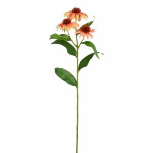 Kunstblume Echinacea lachs 62cm