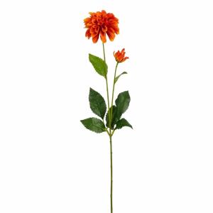 Kunstblume Dahlie orange 66cm
