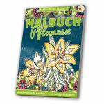 Malbuch Pflanzen mit Stickern