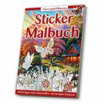 Sticker Malbuch Tiere und Pflanzen