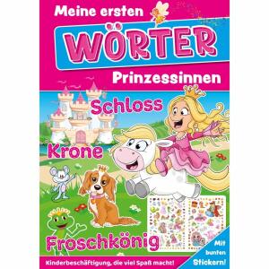 Lernbuch Meine ersten Wörter Prinzessinnen mit Stickern