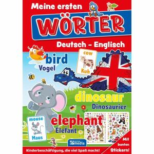 Lernbuch Meine ersten Wörter Deutsch - Englisch mit Stickern