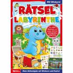 Lernbuch Rätsel Labyrinthe mit Stickern