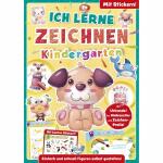 Malbuch Ich lerne Zeichnen Kindergarten mit Stickern
