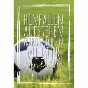 Kurt Eulzer Geburtstagskarte Fußball