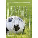 Kurt Eulzer Geburtstagskarte Fußball