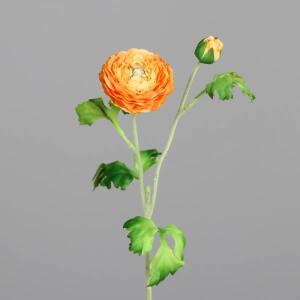 Kunstblume Ranukel orange 60cm