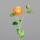 Kunstblume Ranukel orange 60cm