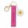 NICI Schlüsselanhänger Beste Oma Kunstlederband mit Blume pink 10cm