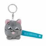 NICI Schlüsselanhänger Katze Best Friend! blau 5cm