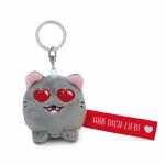 NICI Schlüsselanhänger Katze Hab dich lieb! rot...