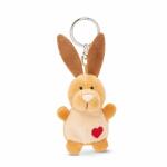 NICI Schlüsselanhänger Hase mit Herz 5cm