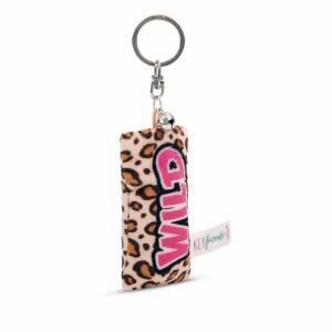 NICI Schlüsselanhänger Mini Plüschkissen Wild mit Glöckchen 8cm